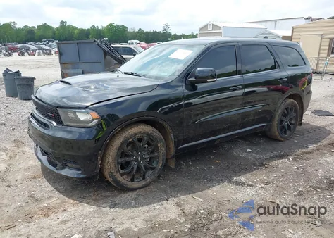 2020 Dodge Durango Gt Plus Rwd из США, поврежденный, VIN 1C4RDHDG6LC352925